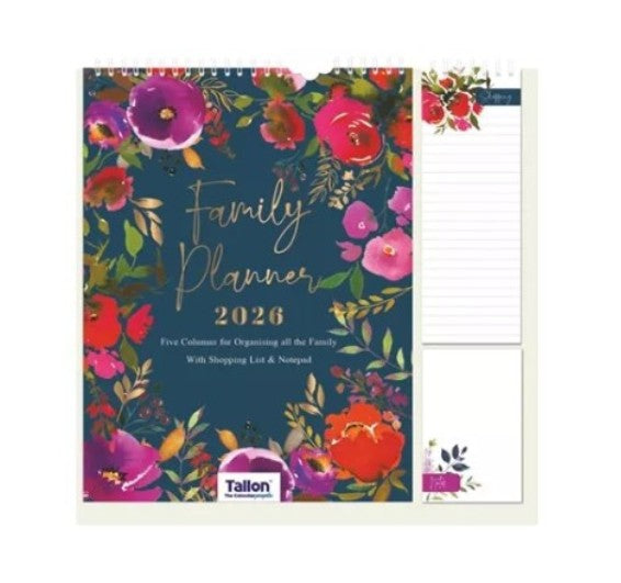 2026 Family Organiser Month to View Calendar