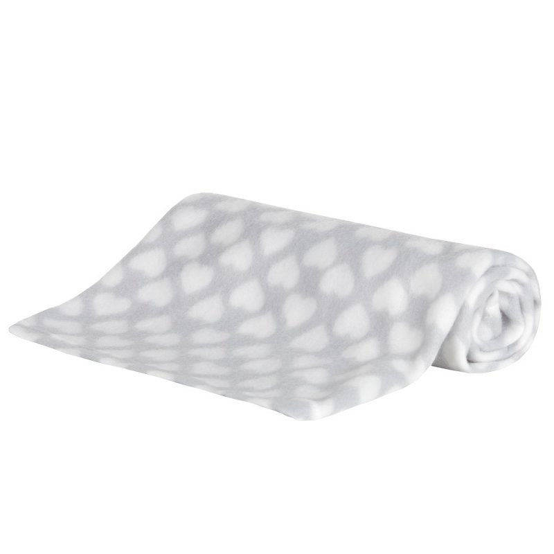 Baby Fleece Blanket for Pram, Crib, Moses Basket Carry Cot or Cot Bed - GREY (Set of 3)