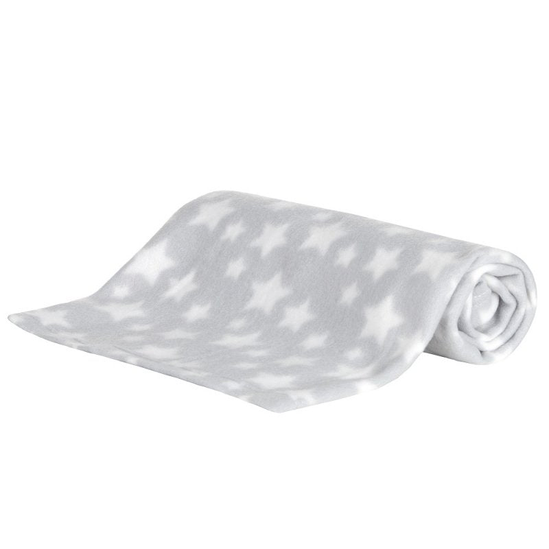 Baby Fleece Blanket for Pram, Crib, Moses Basket Carry Cot or Cot Bed - GREY (Set of 3)
