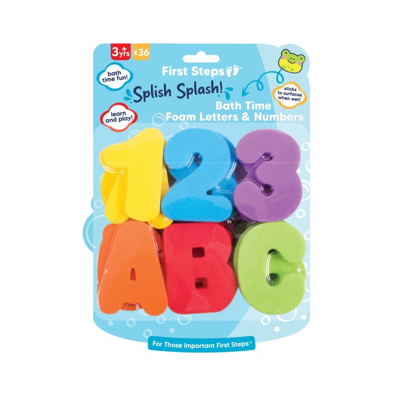 Children's Bath Letters & Numbers