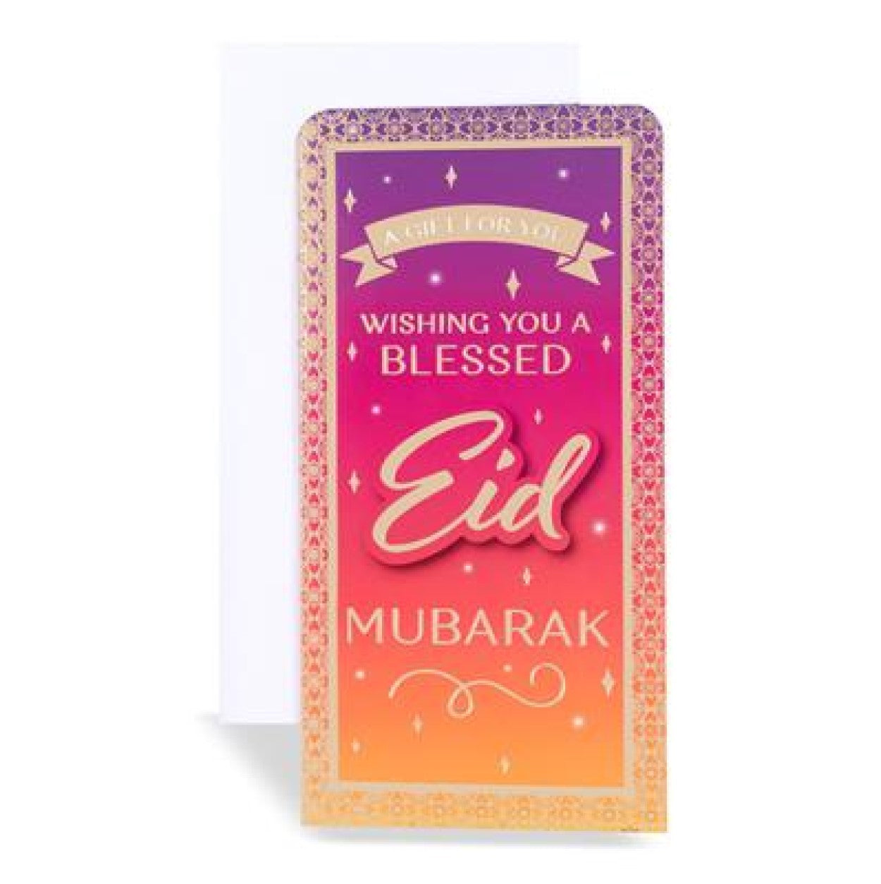 Eid Mubarak Money Wallet - Orange