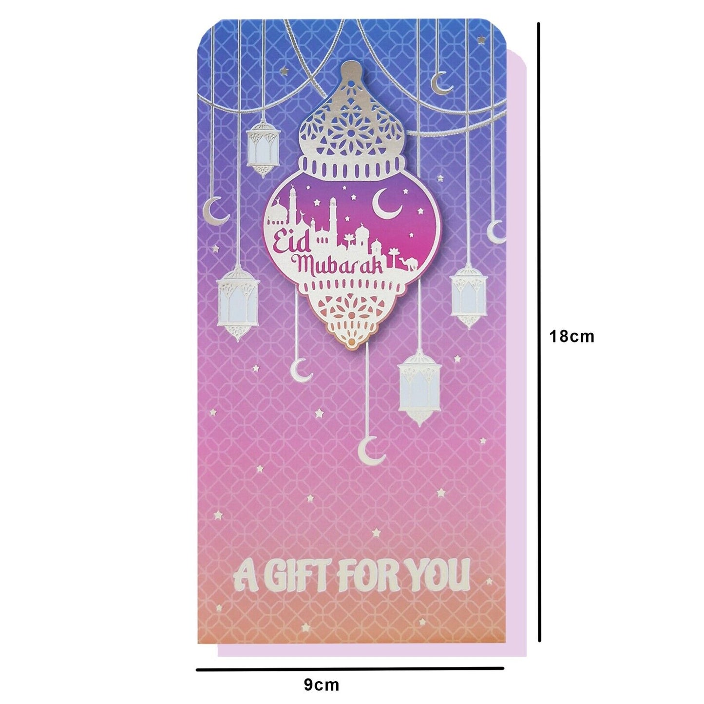 Eid Mubarak Money Wallet - Pink