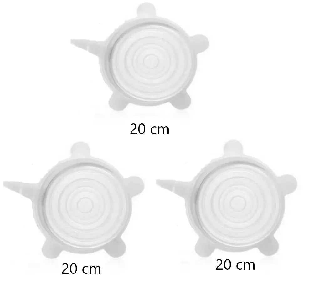Reusable Silicone Stretch Food Bowl Wraps Storage Lids Cover