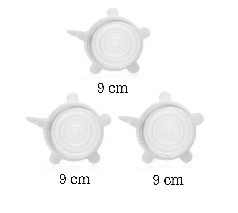 Reusable Silicone Stretch Food Bowl Wraps Storage Lids Cover