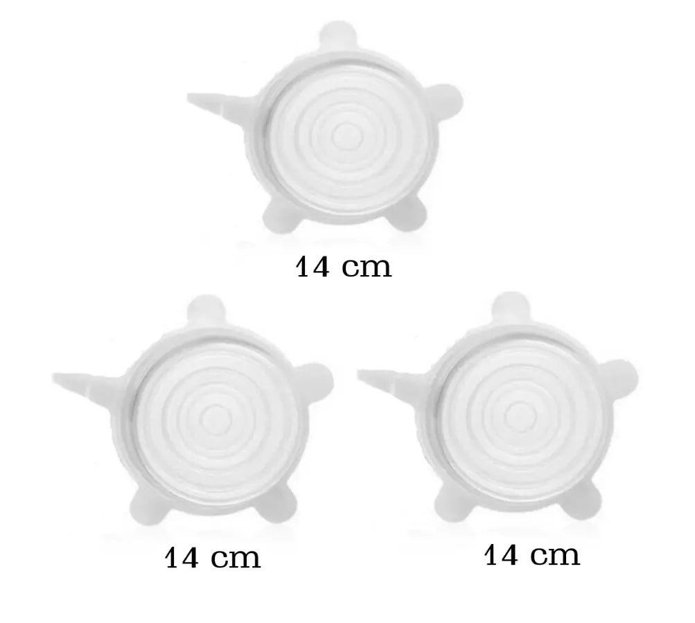 Reusable Silicone Stretch Food Bowl Wraps Storage Lids Cover