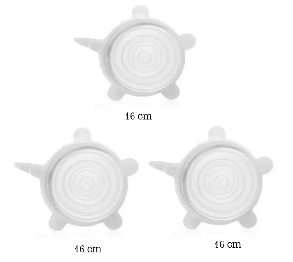 Reusable Silicone Stretch Food Bowl Wraps Storage Lids Cover