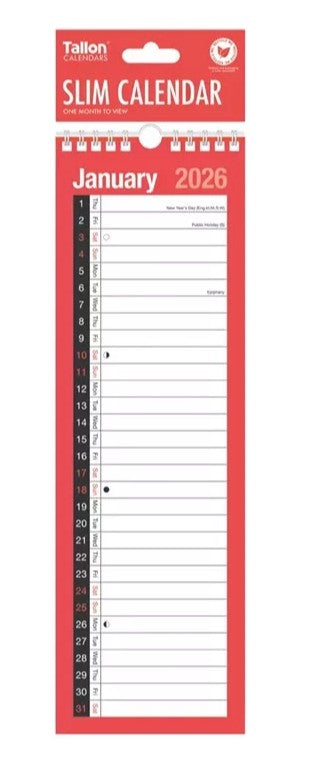 Tallon - Slim Calendar