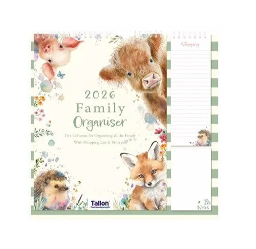 2026 Family Organiser Month to View Calendar