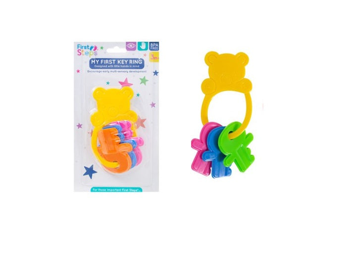 Key Ring Animal Rattle