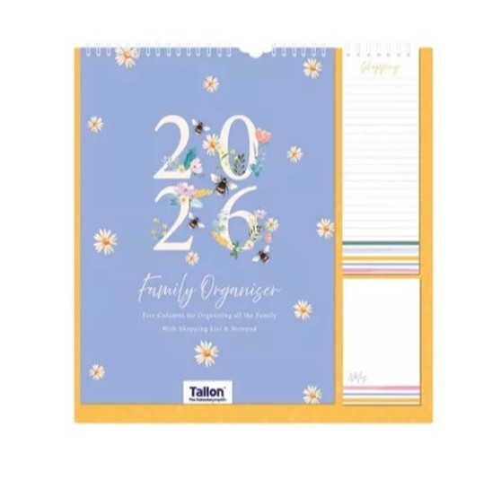 2026 Family Organiser Month to View Calendar