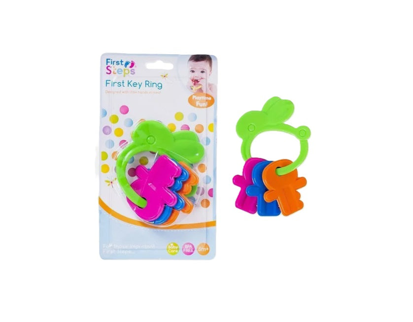 Key Ring Animal Rattle