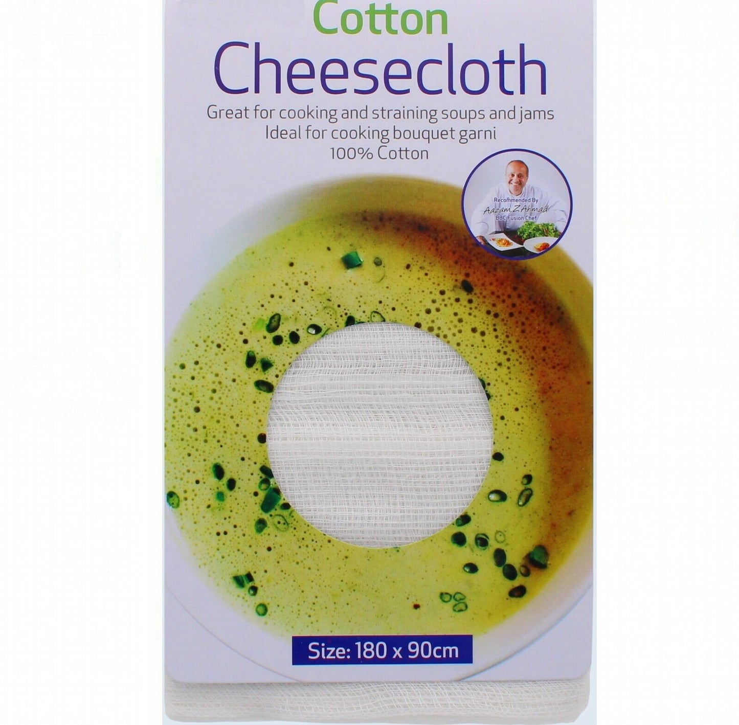 2 Pack Reusable Large White Cotton Cheese Cloth|