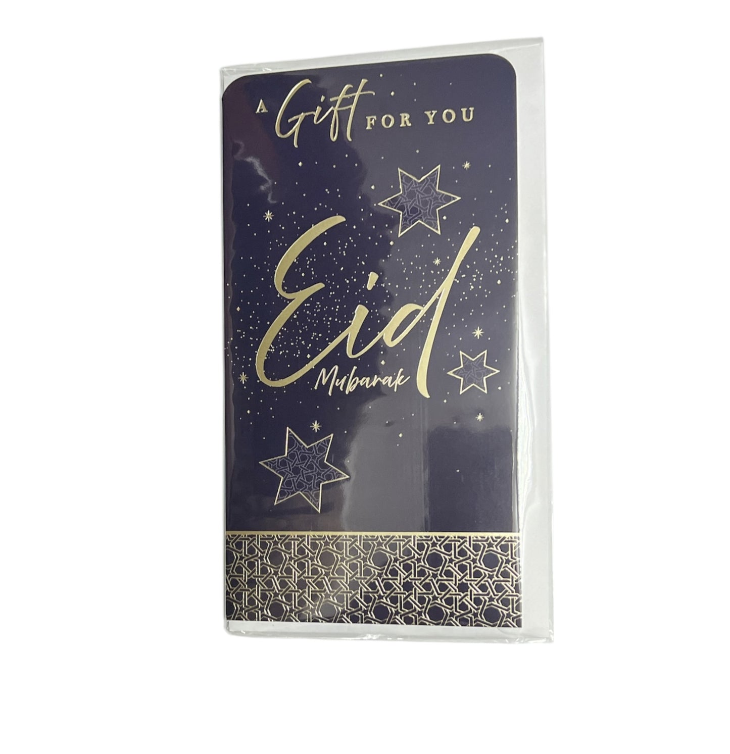 Eid Mubarak Money Wallet - Mid Night Blue