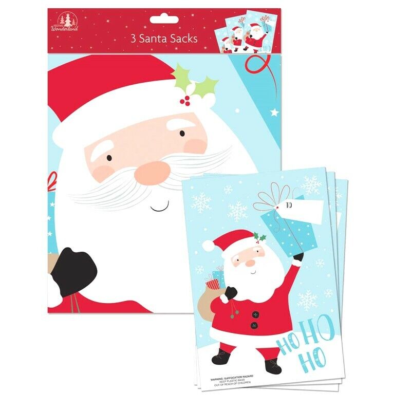 Set of 2 Reusable Christmas Tote Bags with Handles| Jumbo and X-Large Size| Non- Woven, Water Proof, Strong| XMAS Favors Goody Treat Bags for Gifts Distribution Delivery Shopping Party (Snowman)