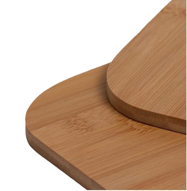 Set of 2 Anti-Bacterial Bamboo Chopping Boards