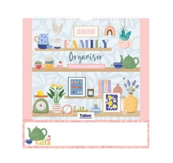 2026 Family Organiser Month to View Calendar