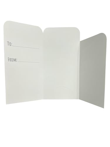 Set of 6 Cute Tri Fold Traditional Christmas Money Wallets for Holding Currency Notes, Gift Card, Voucher| Lovely Seasonal Xmas Greetings| Quality Paper Foil Printing Paper Envelops (Design 1)