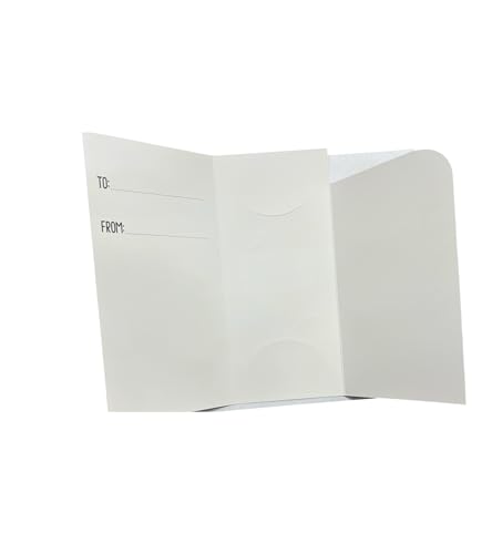 Set of 6 Cute Tri Fold Traditional Christmas Money Wallets for Holding Currency Notes, Gift Card, Voucher| Lovely Seasonal Xmas Greetings| Quality Paper Foil Printing Paper Envelops (Design 1)