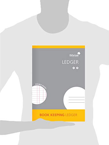 Silvine A4 Book Keeping Journal, 32 Pages Printed 'Double Cash' - Ref SJA4J