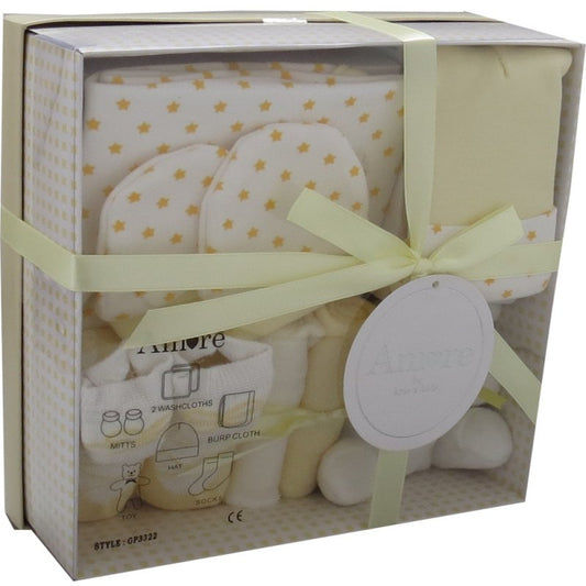 Luxury Boxed Gift Set - 7 Piece LEMON (0-3 Months)
