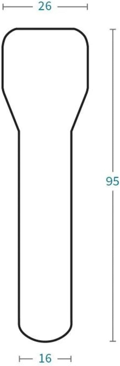 95mm Compostable Paper Ice Cream Spade x300| Disposable Cutlery Square End Mini Spoons| Dessert Sampling Yogurt Ice Cream 100% Biodegradable Eco-Friendly Plastic Free Food Grade Paper