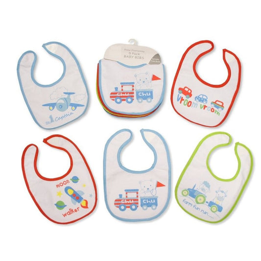 Baby Boys Bibs (Set of 5)