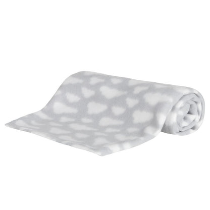 Baby Fleece Blanket for Pram, Crib, Moses Basket Carry Cot or Cot Bed - GREY (Set of 3)