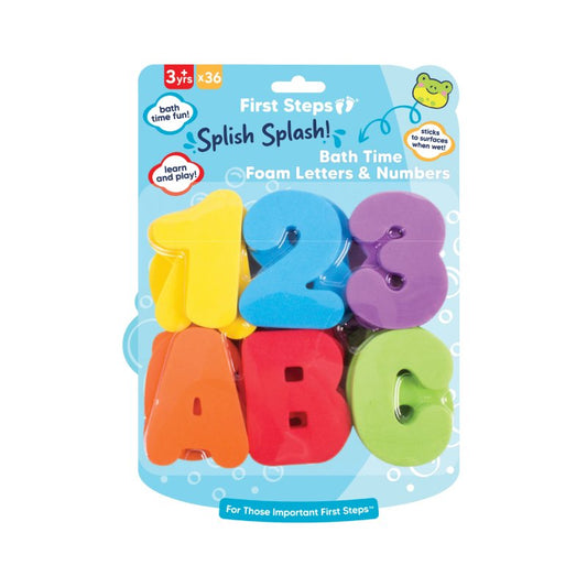 Children's Bath Letters & Numbers