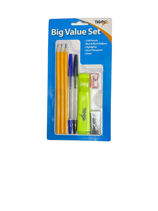8 Pcs Stationery Value Set