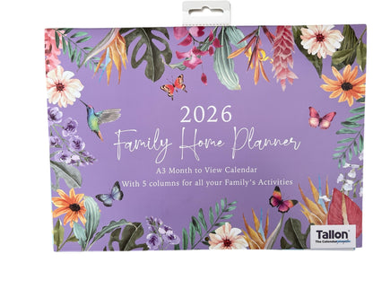 Family Calendar A3 Folded Planner