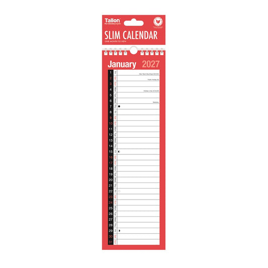 Tallon - 2027 Slim Calendar