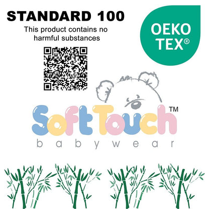 Blue Large Baby Muslin Squares (Set of 6)