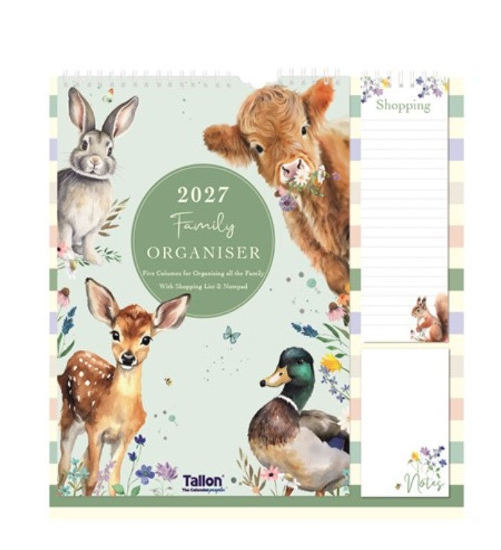 2027 Family Organiser Month to View Calendar