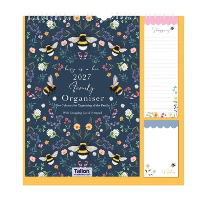 2027 Family Organiser Month to View Calendar
