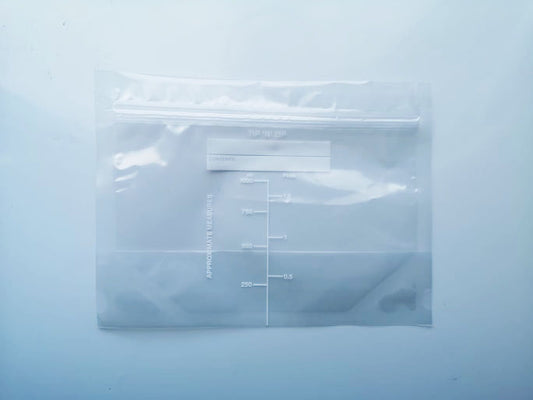 Seal and Store Clear Self Standing RESEALABLE Fridge Freezer Bags