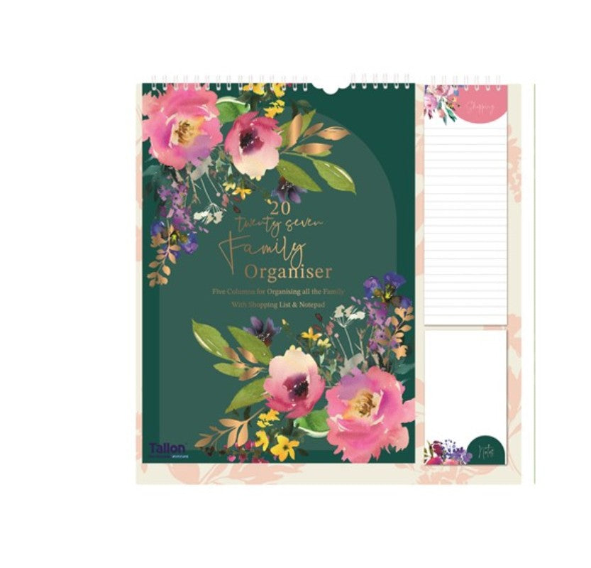 2027 Family Organiser Month to View Calendar