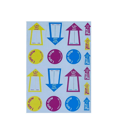 CHILDREN KIDS HEIGHT GROWTH CHART JUNGLE THEME
