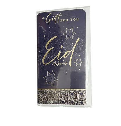 Eid Mubarak Money Wallet - Mid Night Blue
