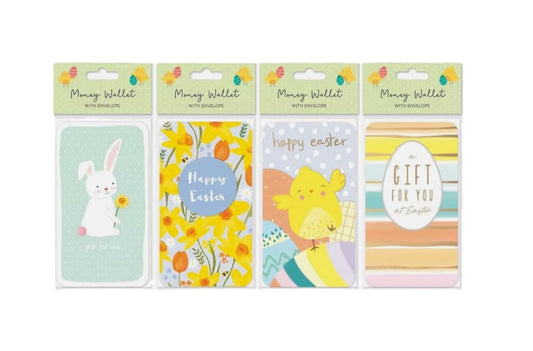 3D Easter Gift Money Wallets Cash Holder Cards with Envelope
