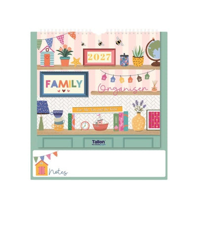 2027 Family Organiser Month to View Calendar