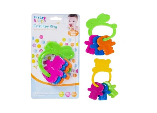 Key Ring Animal Rattle